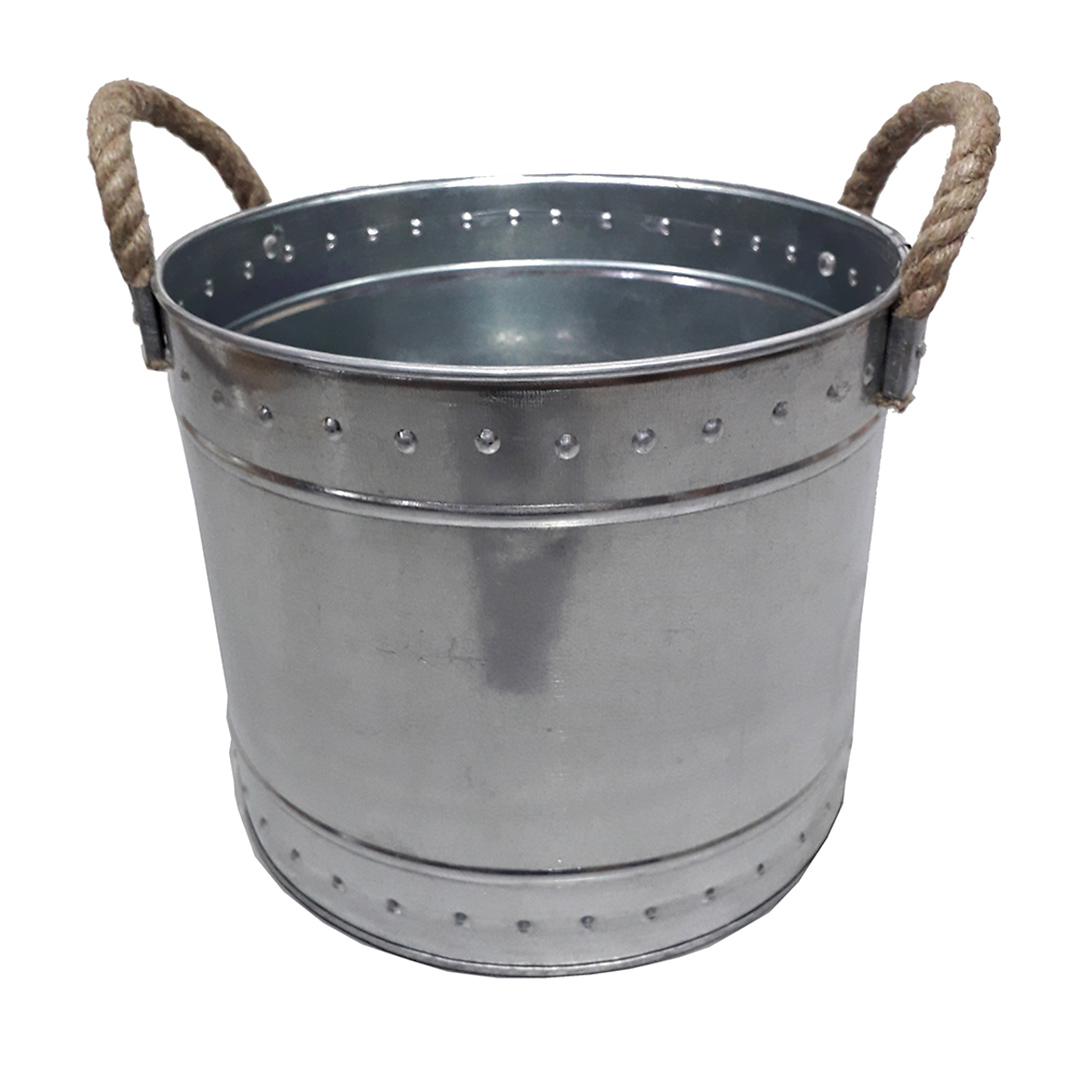 Imagem ilustrativa para Champanheira em ferro galvanizado Ø22xA17cm