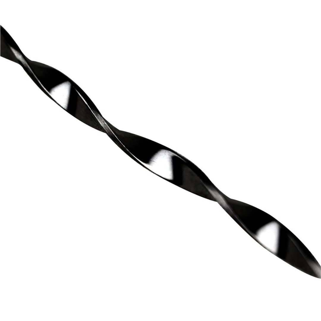 Fotografia para o produto Colher bailarina Open Bar em aco inox com disco macerador A28cm cor preta