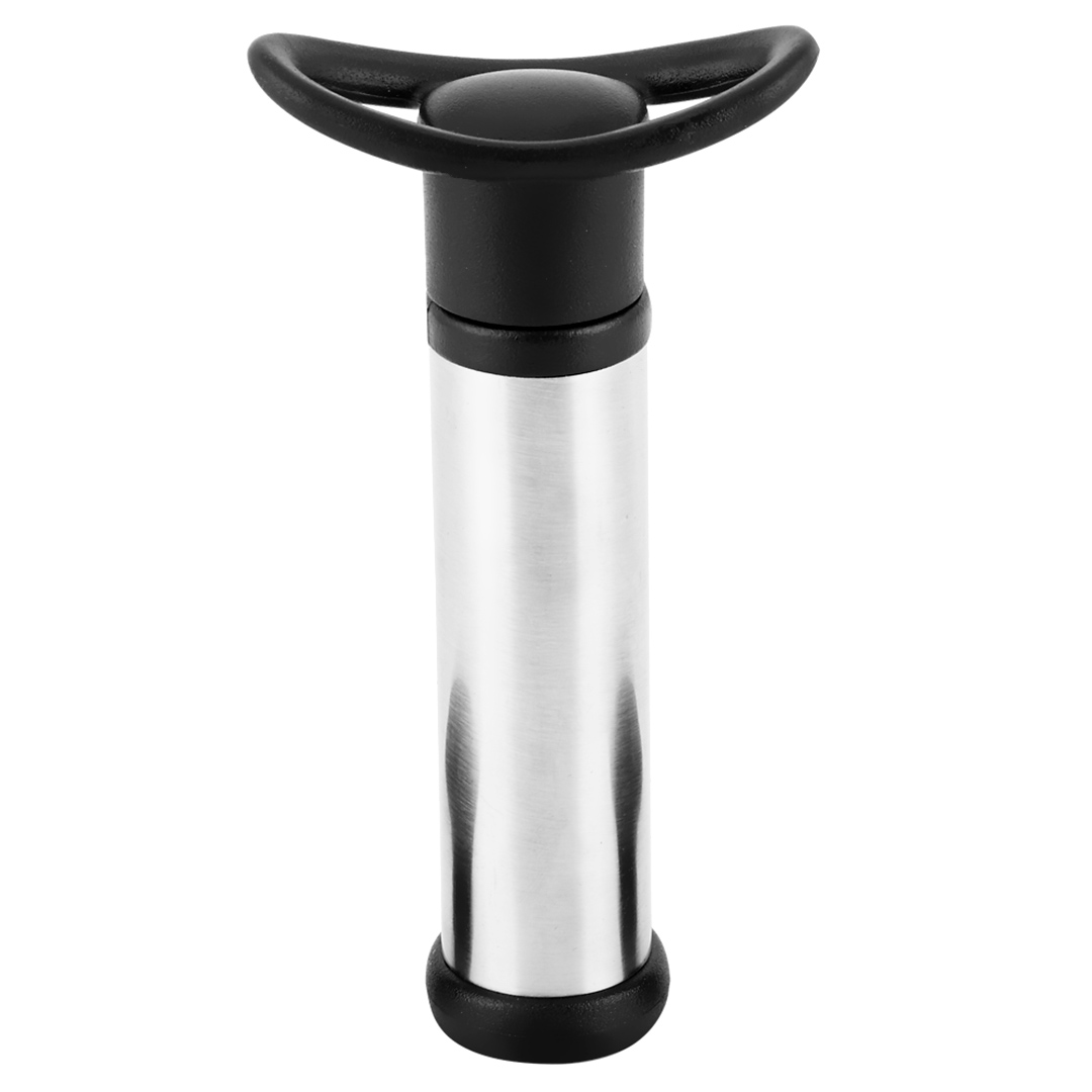 Fotografia para o produto Conjunto de bomba à vácuo em aço inox e ABS com duas tampas