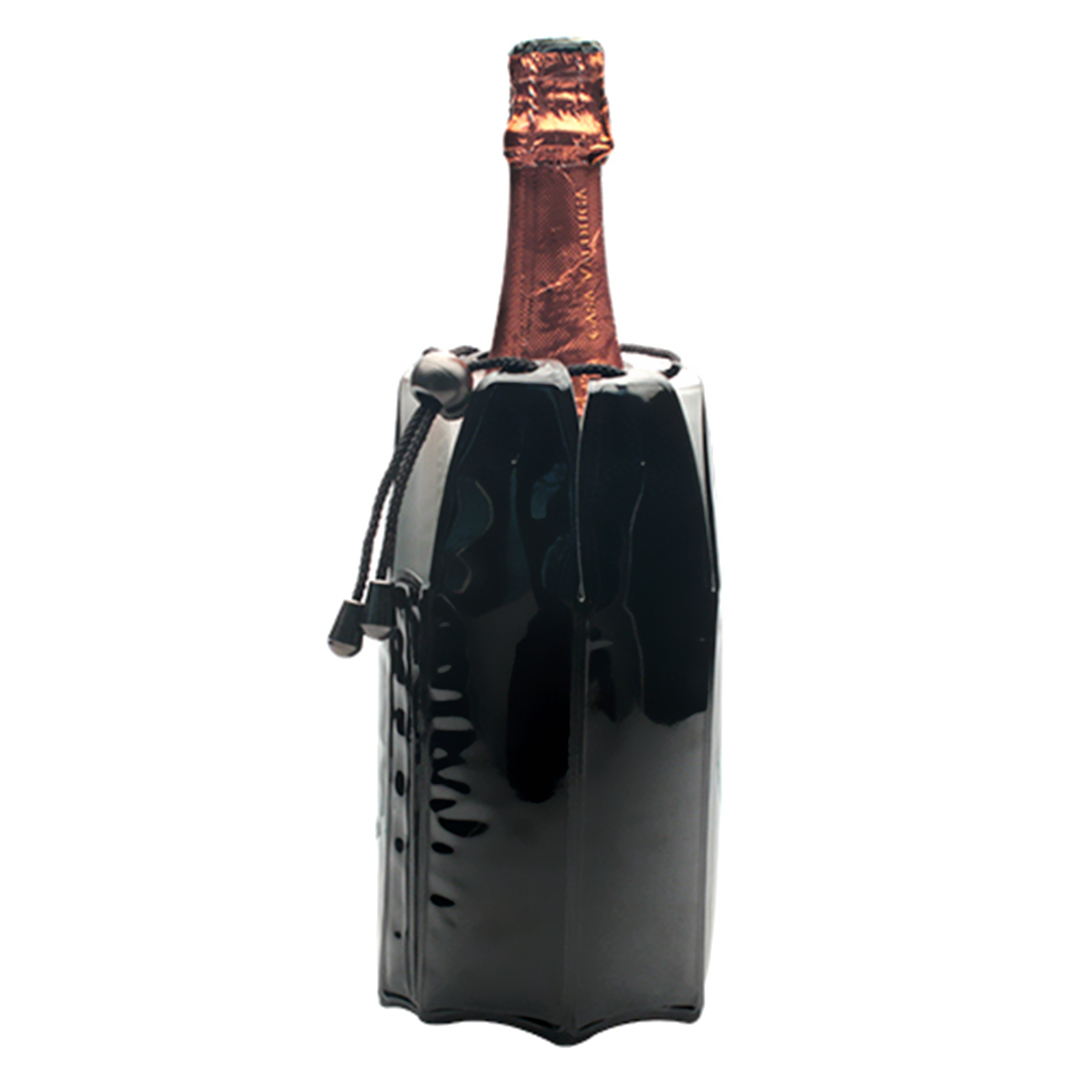 Imagem ilustrativa para Cooler para garrafa de champanhe Ø15xA21,5cm cor preta