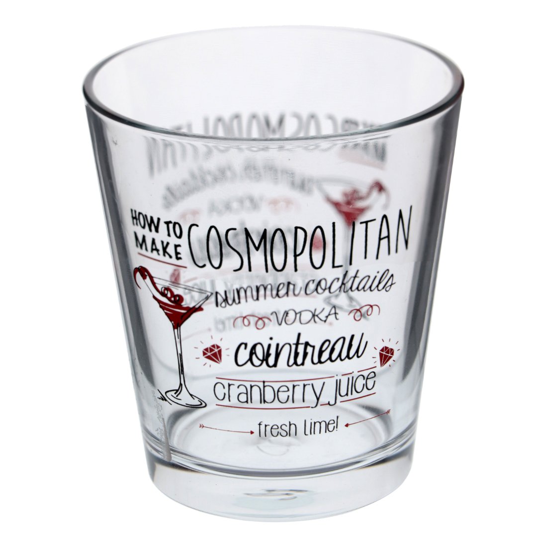 Fotografia para o produto Copo com logo Cosmopolitan em vidro 350ml Fotografia para o produto Copo com logo Cosmopolitan em vidro 350ml