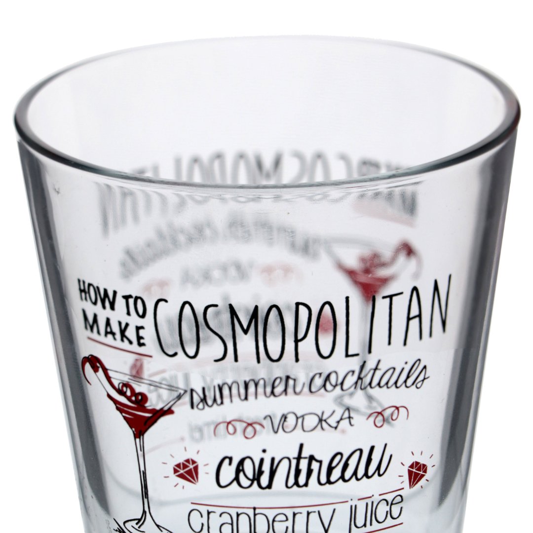 Fotografia para o produto Copo com logo Cosmopolitan em vidro 350ml
