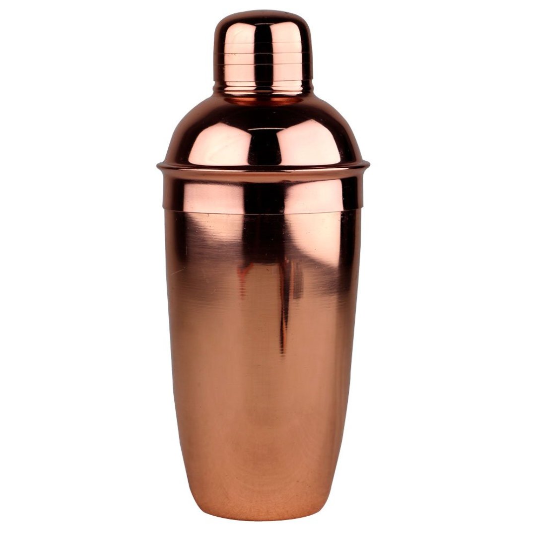 Imagem ilustrativa para Coqueteleira em aço inox 500ml Ø8xA21cm cor cobre