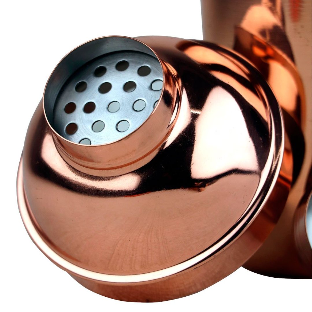 Fotografia para o produto Coqueteleira Open Bar em aço inox 500ml Ø8xA21cm cor cobre