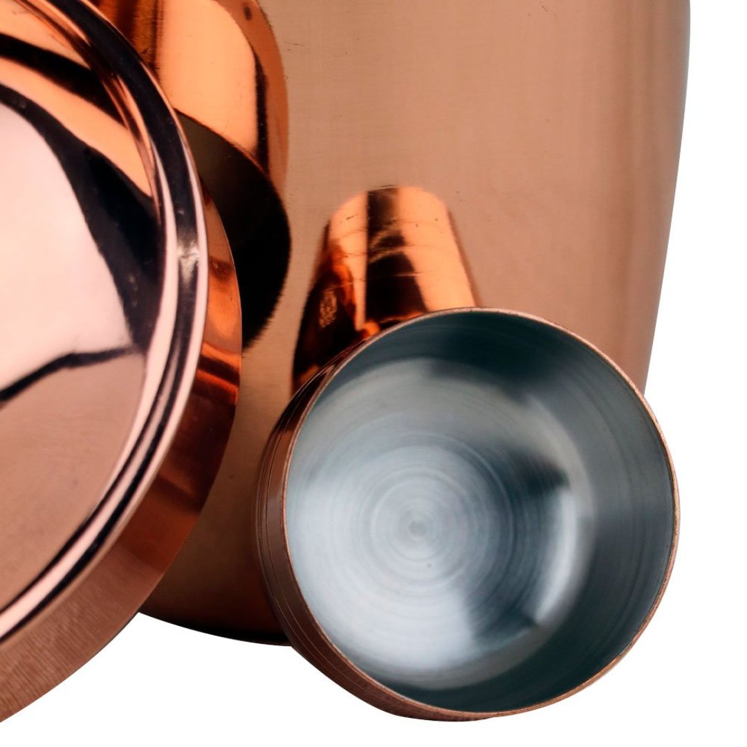 Fotografia para o produto Coqueteleira Open Bar em aço inox 500ml Ø8xA21cm cor cobre