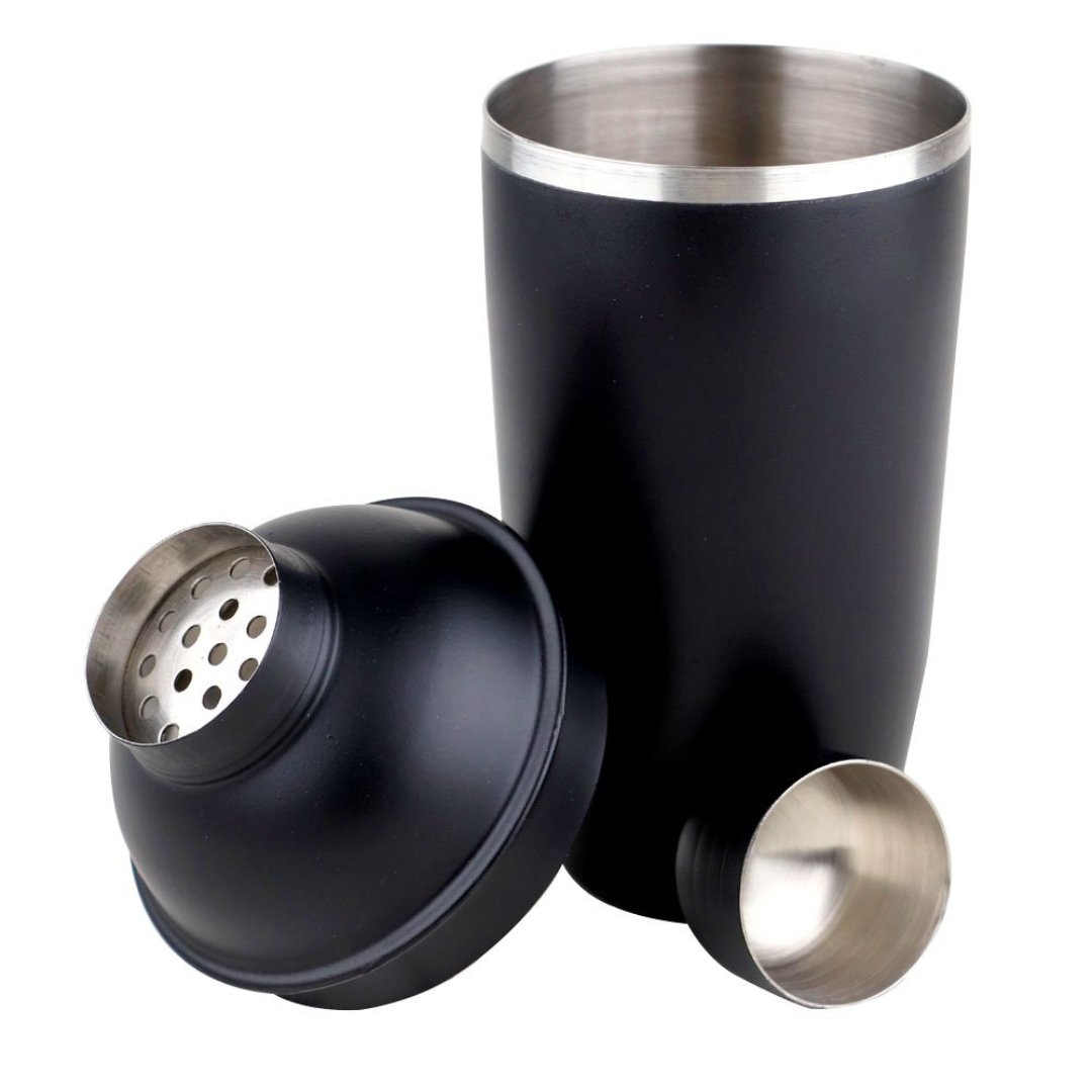 Fotografia para o produto Coqueteleira Open Bar em aco inox 500ml Ø8xA21cm cor preta