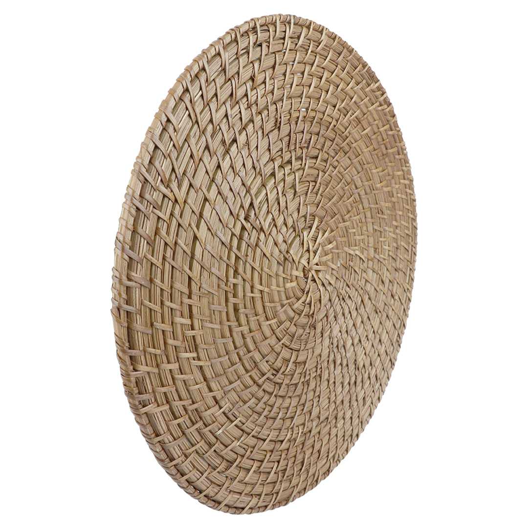 Fotografia para o produto Descanso de panela em bambu e rattan Ø20xA1,5cm