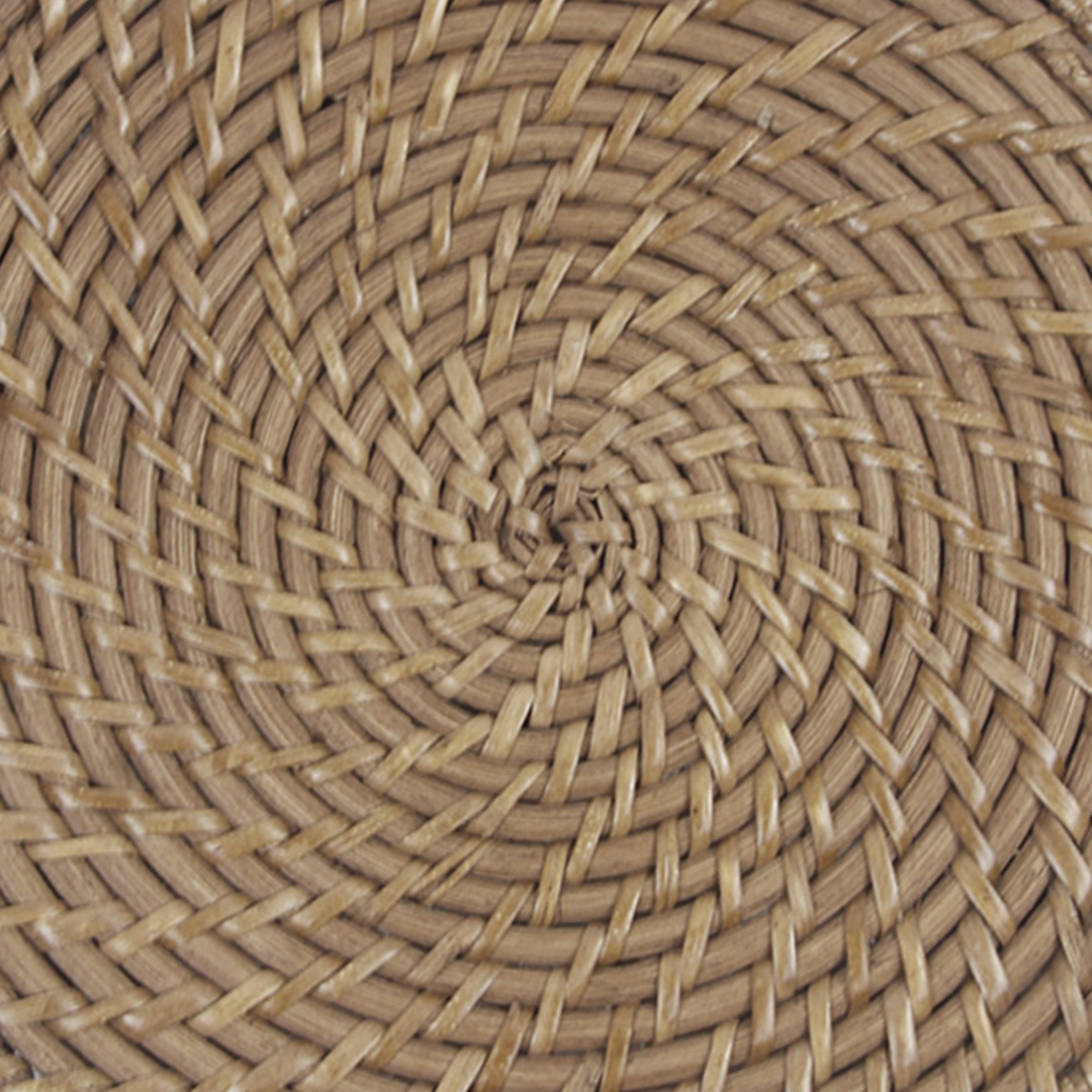 Fotografia para o produto Descanso de panela em bambu e rattan Ø20xA1,5cm