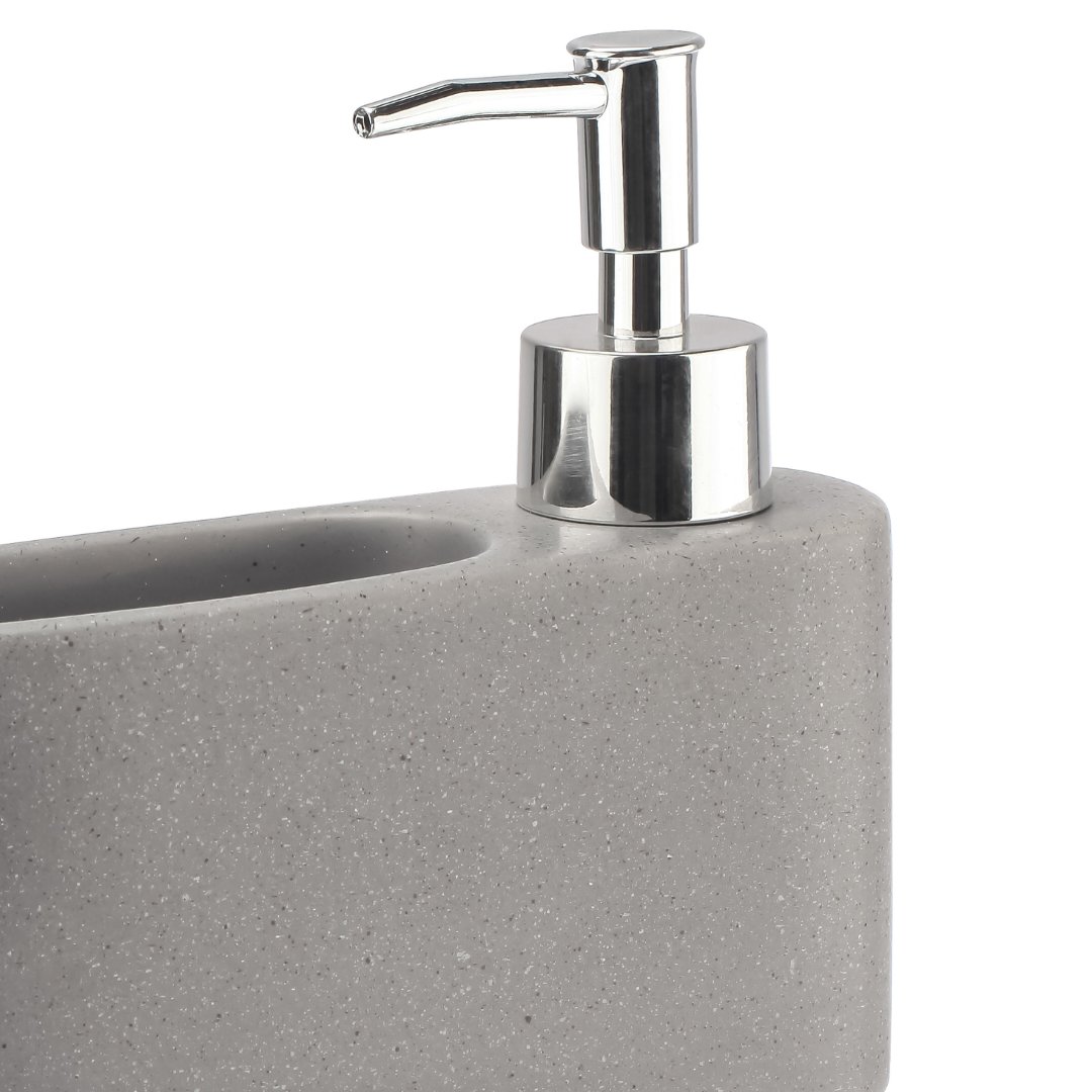 Fotografia para o produto Dispenser para detergente e esponja em cerâmica L16,5xP5xA14cm cor cinza