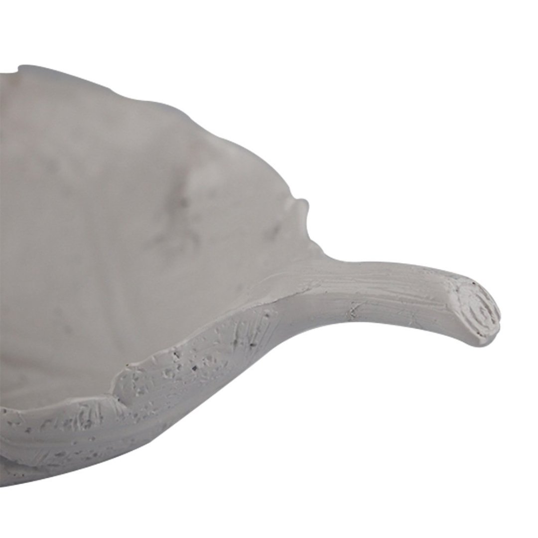 Fotografia para o produto Enfeite mini em poliresina com pássaros L20,5xP9xA3,5cm cor branca e dourada