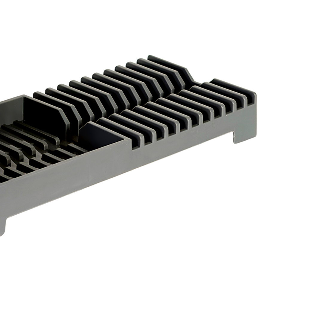 Fotografia para o produto Escorredor para louça com porta talheres em plástico L46,5xP18xA13,5cm