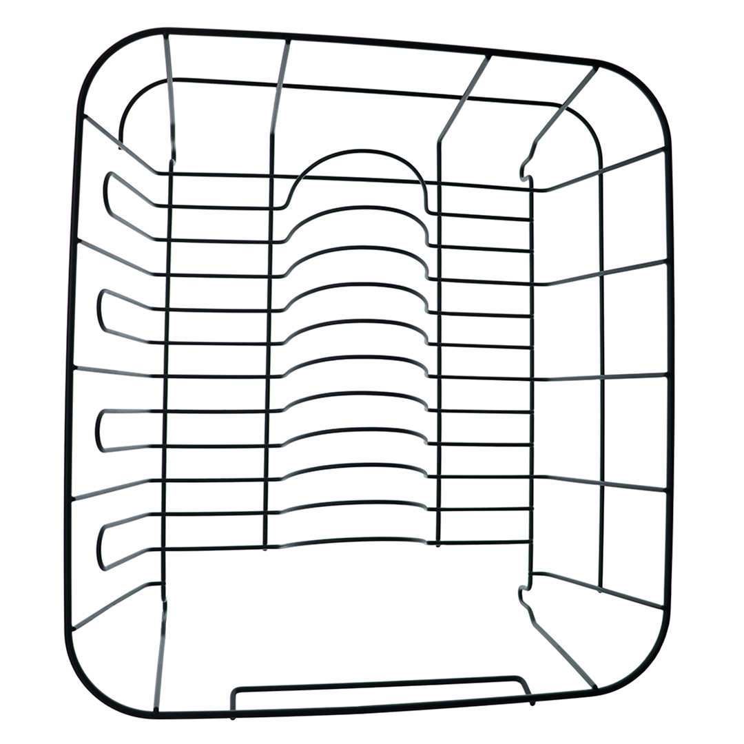 Fotografia para o produto Escorredor para louça em metal com porta talheres em plástico L36,5xP33A13,5cm