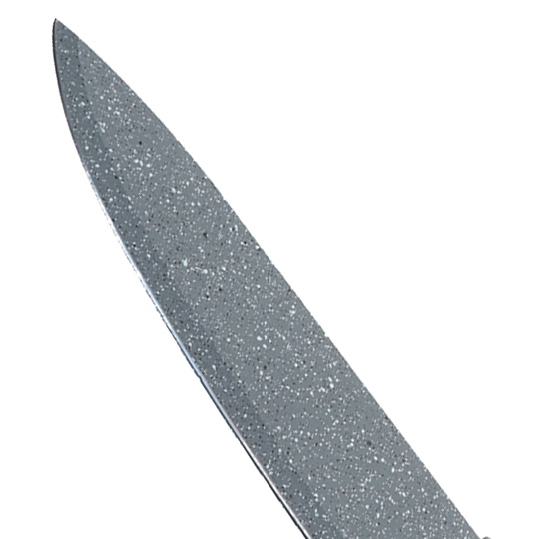 Fotografia para o produto Faca Chef em Aço Inox 1,8mm com Cabo PP emborrachado A31,5cm 159grs