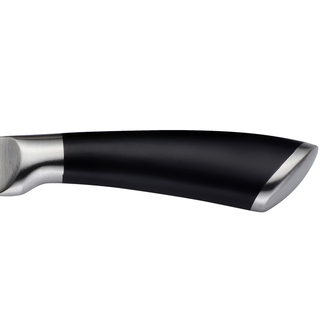 Fotografia para o produto Faca de legumes em aço inox 2,0mm com cabo na cor preta A19,5cm 73grs