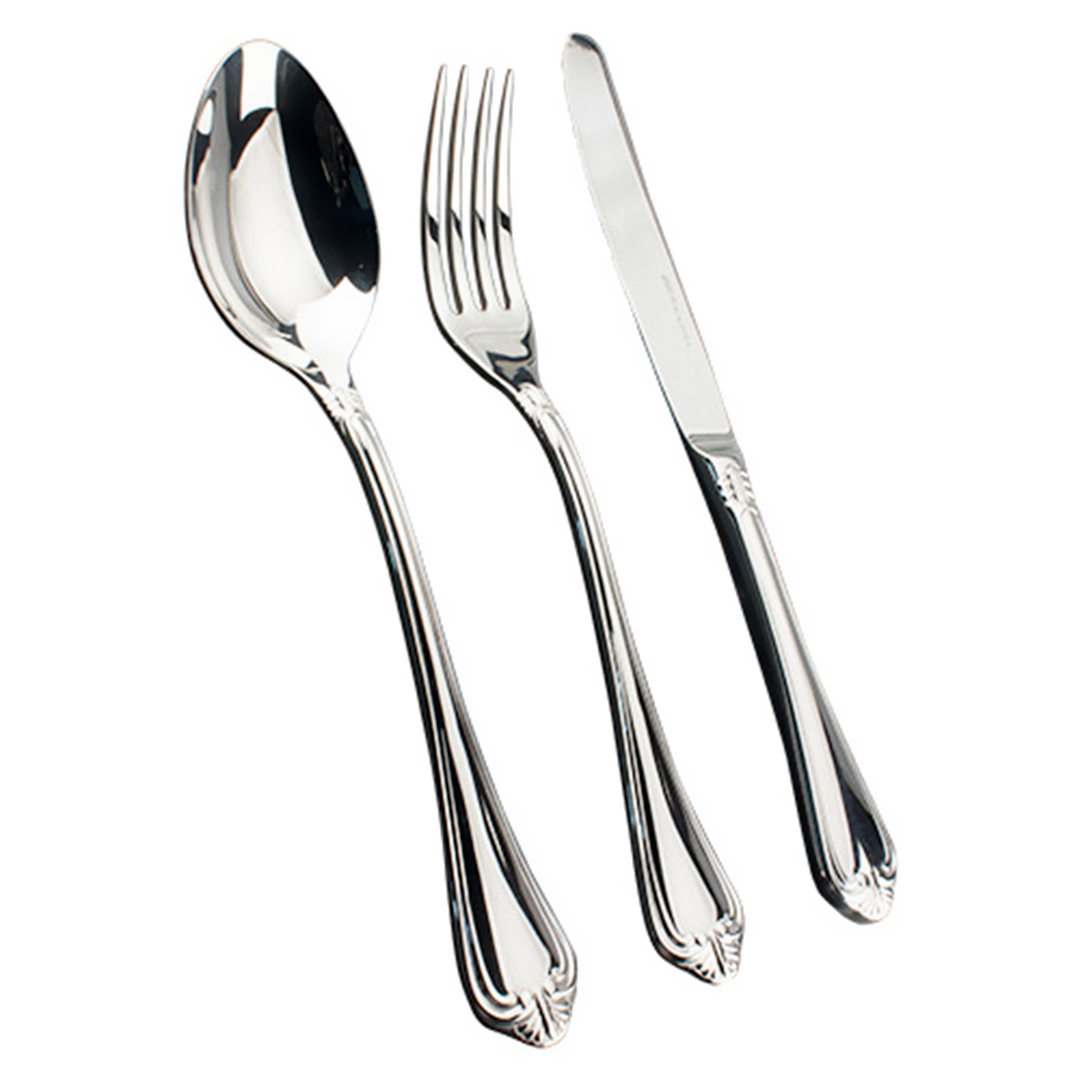 Imagem ilustrativa para (21842) - Faqueiro em aço inox 101 peças 18/10 3,0mm