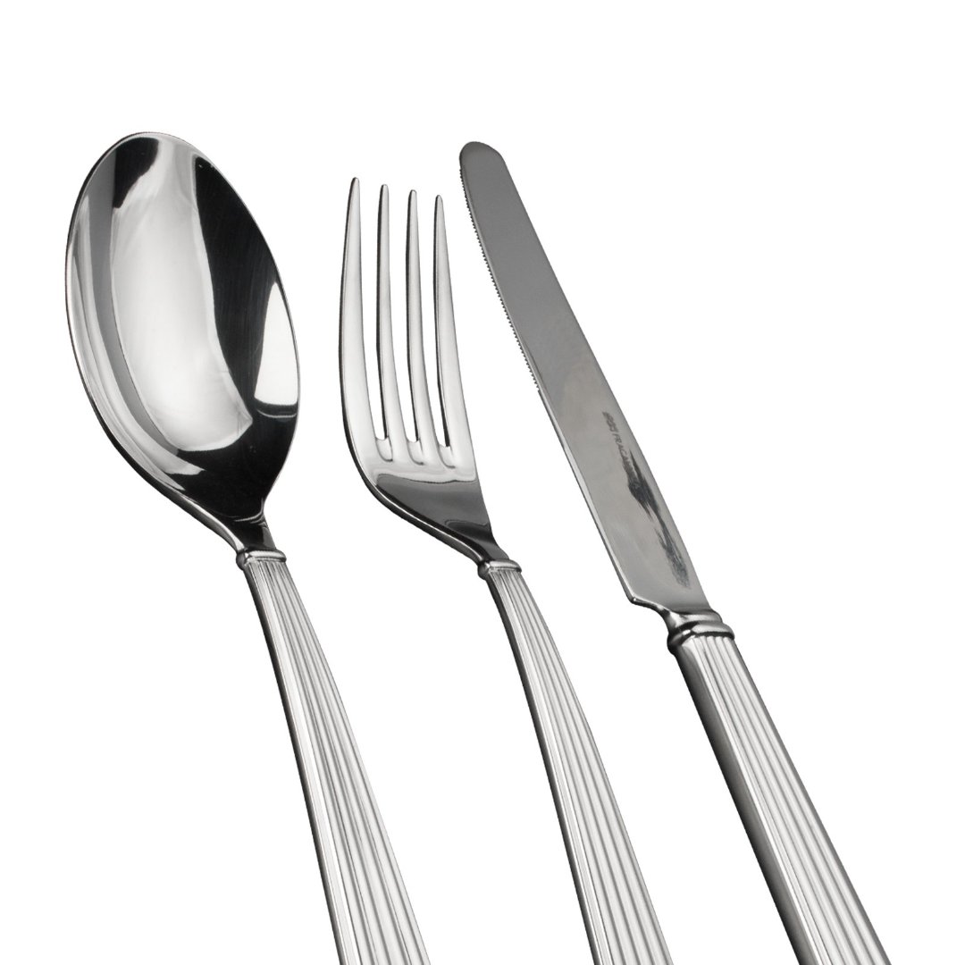 Fotografia para o produto Faqueiro 130 peças em aço inox 18/10 4,0 mm espessura