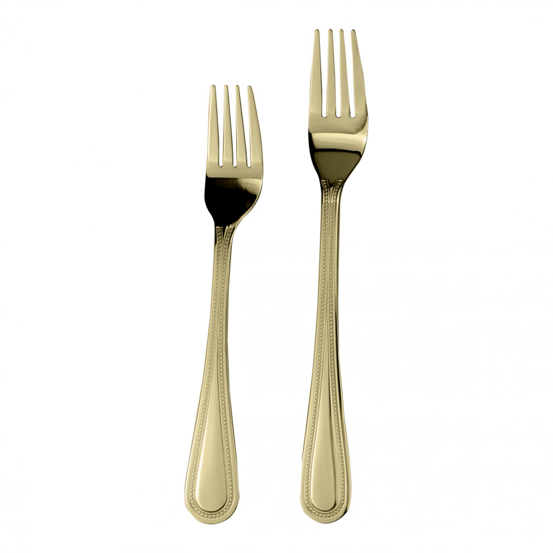 Fotografia para o produto Faqueiro 48 peças em aço inox cor champagne