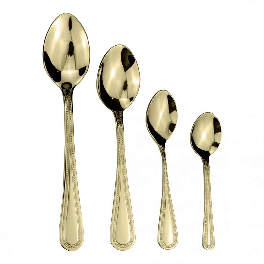 Fotografia para o produto Faqueiro 48 peças em aço inox cor champagne