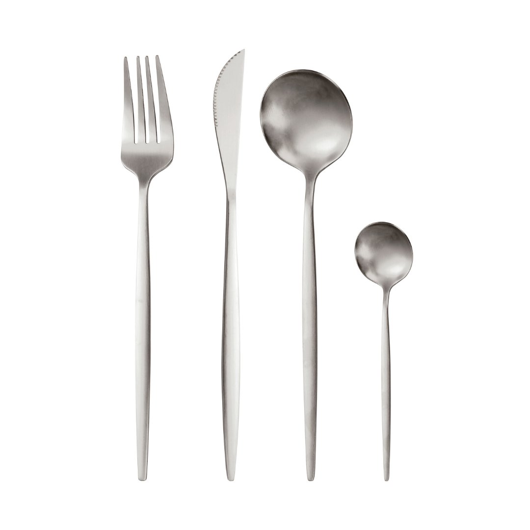 Imagem ilustrativa para Faqueiro em aço inox 24 peças