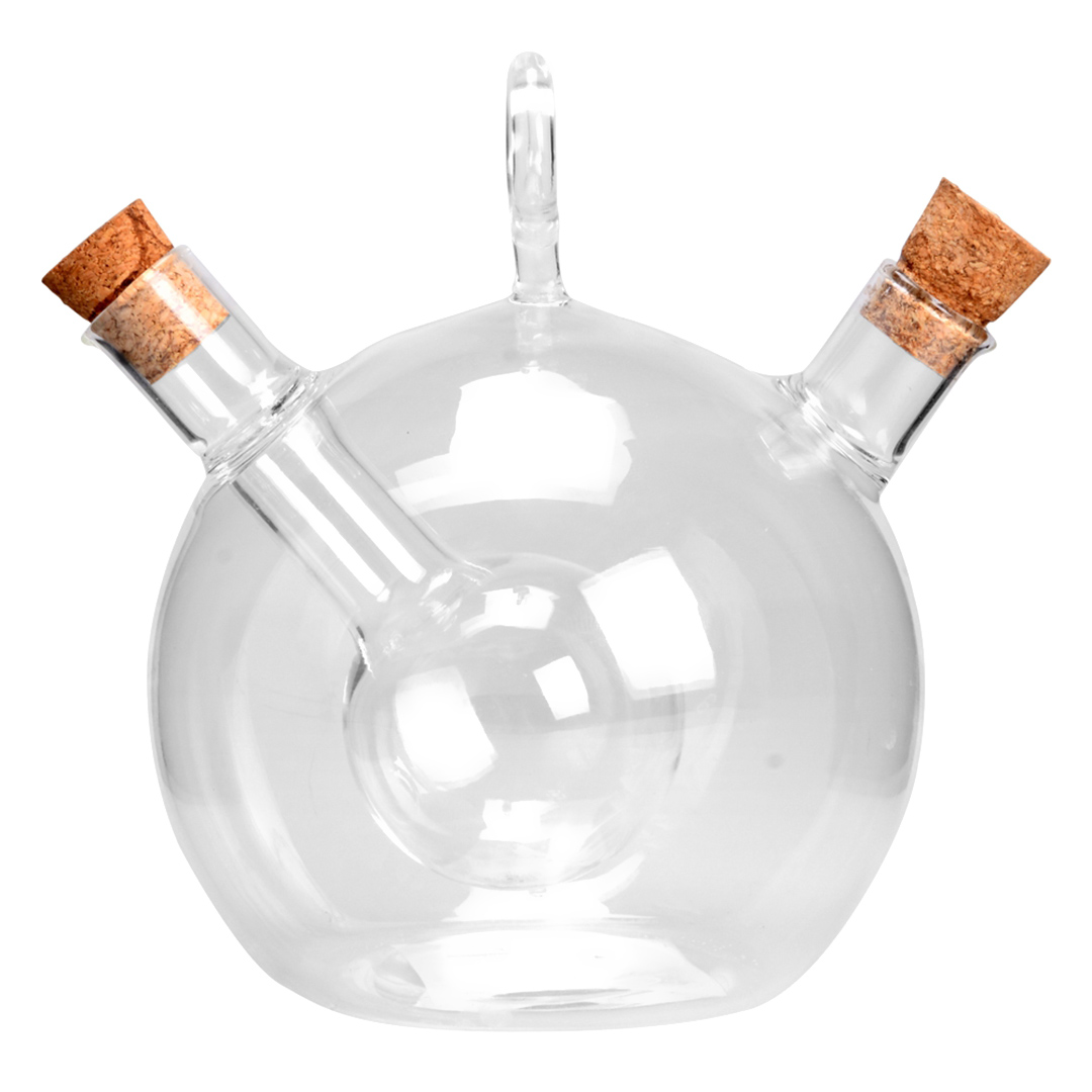 Fotografia para o produto Galheteiro em vidro borossilicato L10,3xP10,3xA13,2cm (56mlx450ml)