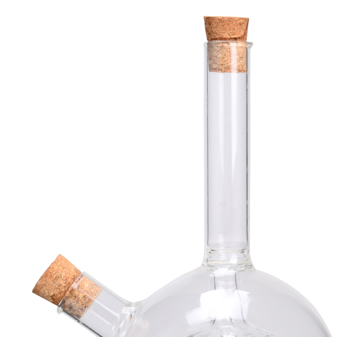 Fotografia para o produto Galheteiro em vidro borossilicato L9,3xP9,3xA21cm (70mlx490ml)