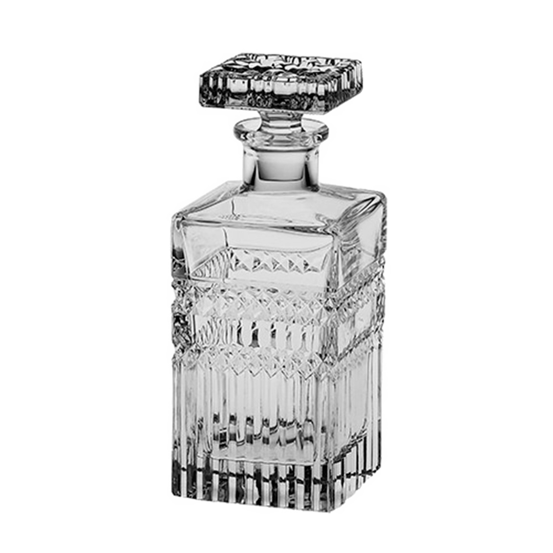 Imagem ilustrativa para Garrafa para destilados em cristal de chumbo 700ml A24,5cm