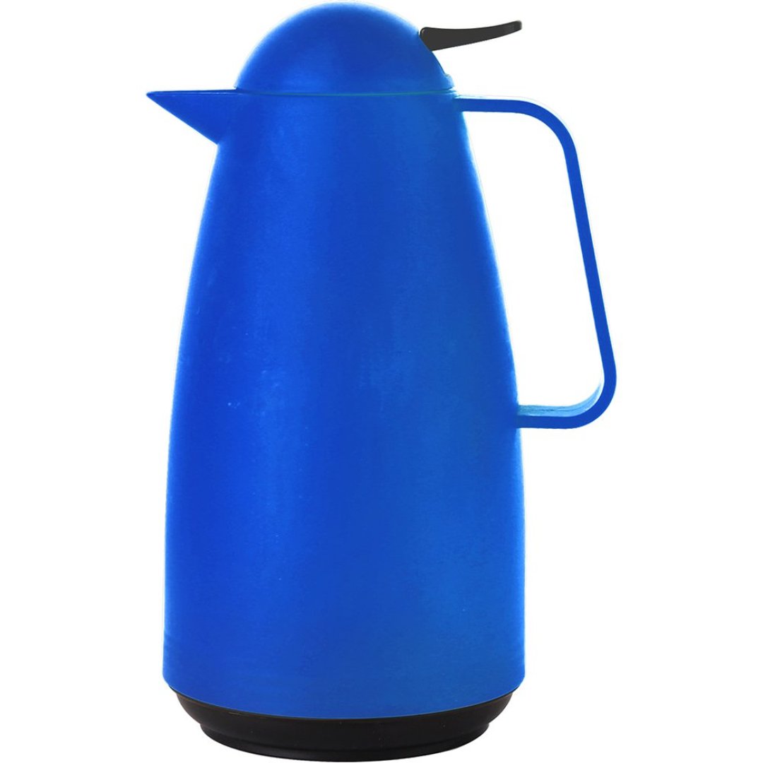 Imagem ilustrativa para Garrafa térmica em plástico 1L L10,5xP10,5xA27,5cm cor azul escuro