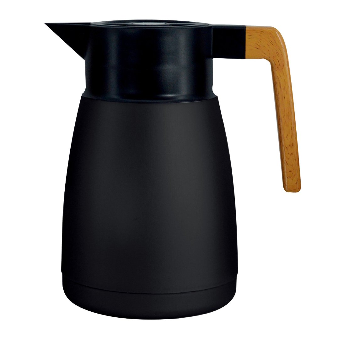 Imagem ilustrativa para Garrafa térmica em plástico 1L L20,5xP14xA23cm cor cor preta