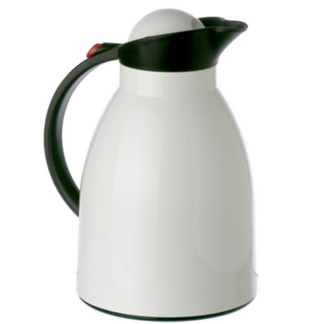 Imagem ilustrativa para Garrafa térmica em abs 1L cor branca e preta