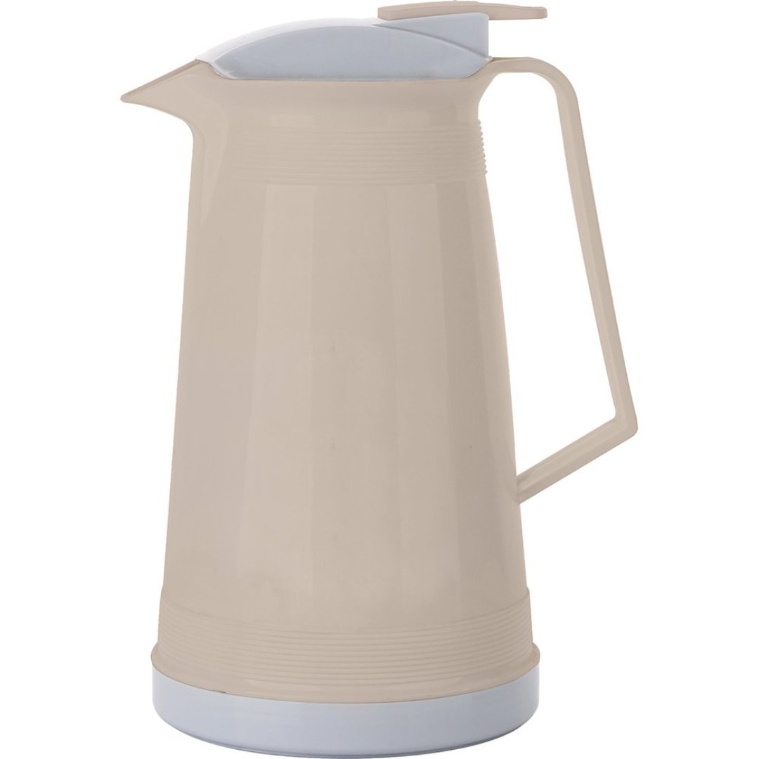 Imagem ilustrativa para Garrafa térmica em plástico 1L L13,7xP14,5xA26,5cm cor nude