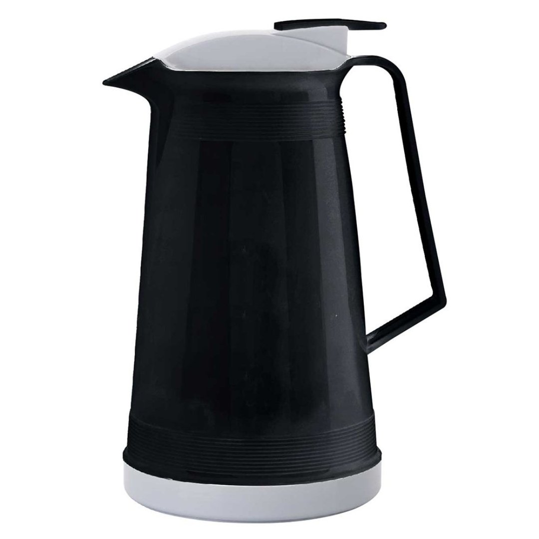 Imagem ilustrativa para Garrafa térmica em plástico 1L L13,7xP14,5xA26,5cm cor preta