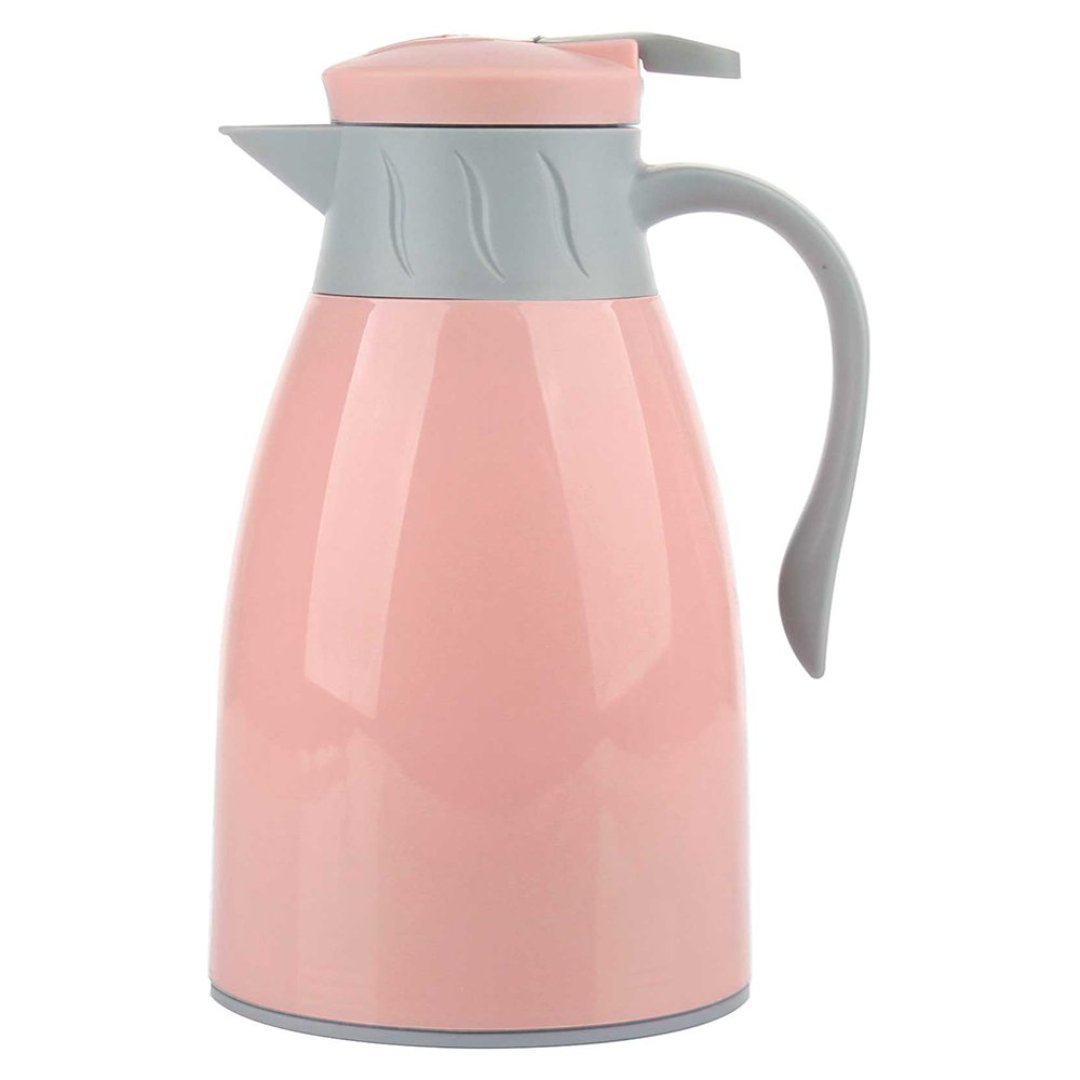 Imagem ilustrativa para Garrafa térmica em plástico 1L L18,5xP14,5xA25,5cm cor rosa