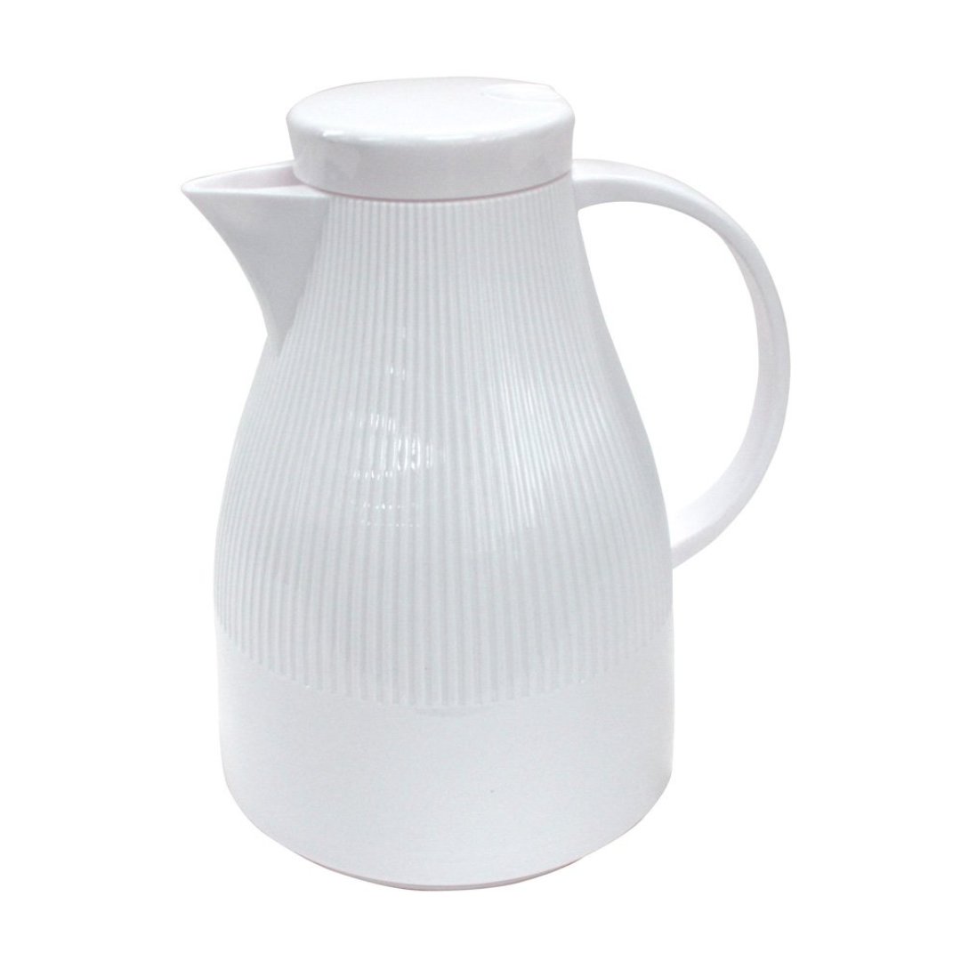 Imagem ilustrativa para Garrafa térmica em plástico 1L L19,5xP16xA24,5cm cor branca