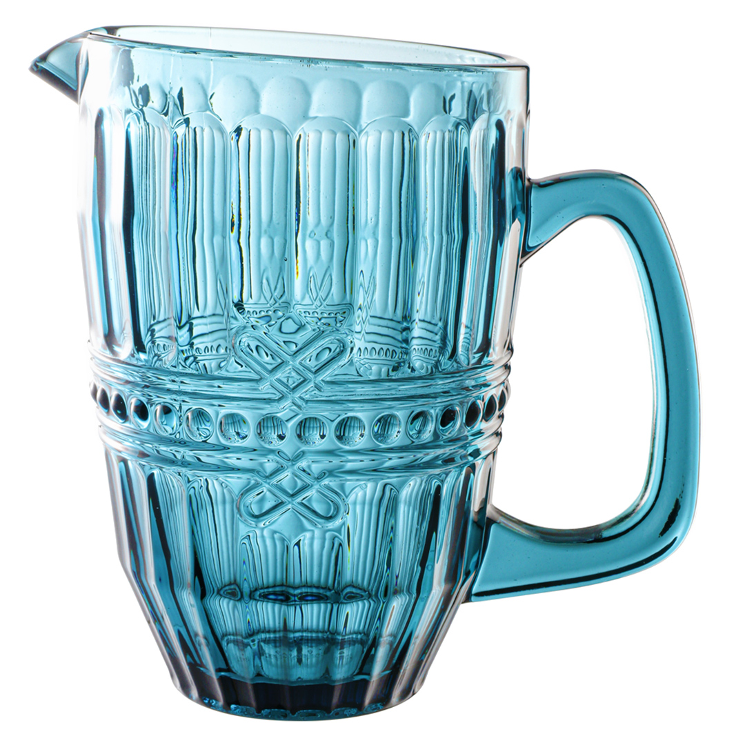 Imagem ilustrativa para Jarra em vidro 1,6L cor azul