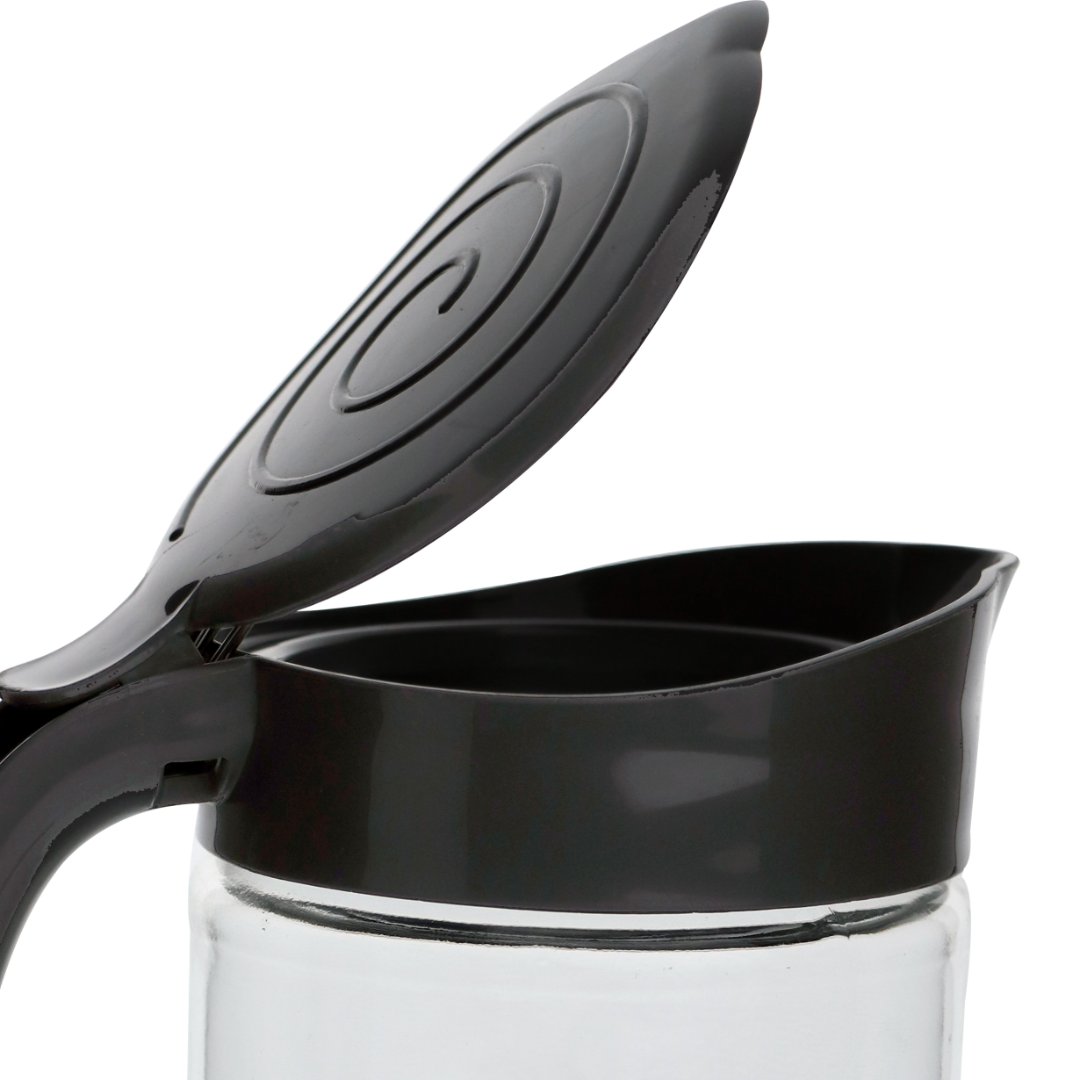 Fotografia para o produto Jarra em vidro 660ml com tampa cor cinza