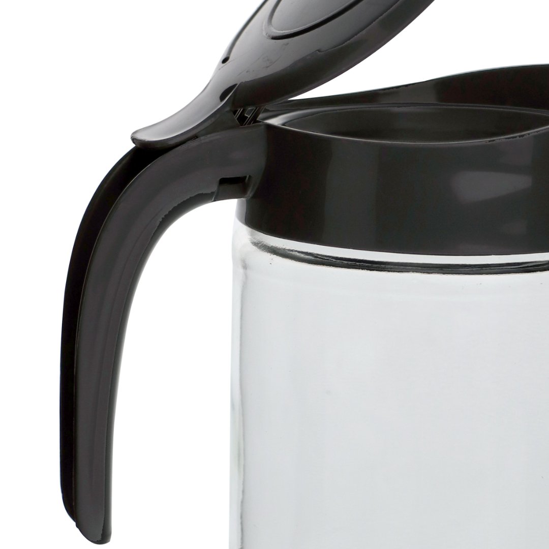 Fotografia para o produto Jarra em vidro 660ml com tampa cor cinza