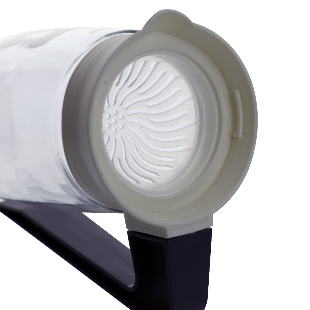 Fotografia para o produto Jarra em vidro com filtro 1,6L com tampa e alça cor cinza