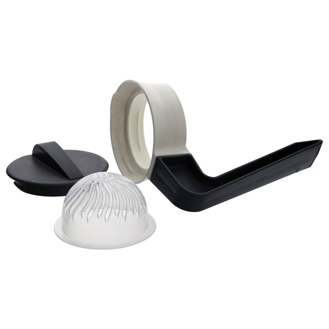 Fotografia para o produto Jarra em vidro com filtro 1,6L com tampa e alça cor cinza