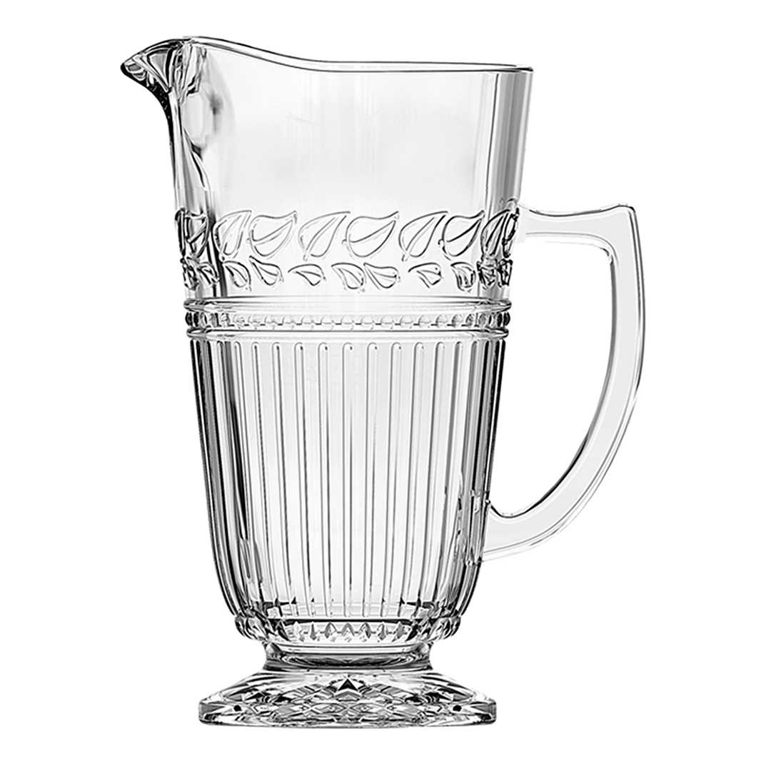 Imagem ilustrativa para Jarra em vidro com pé 1,2L