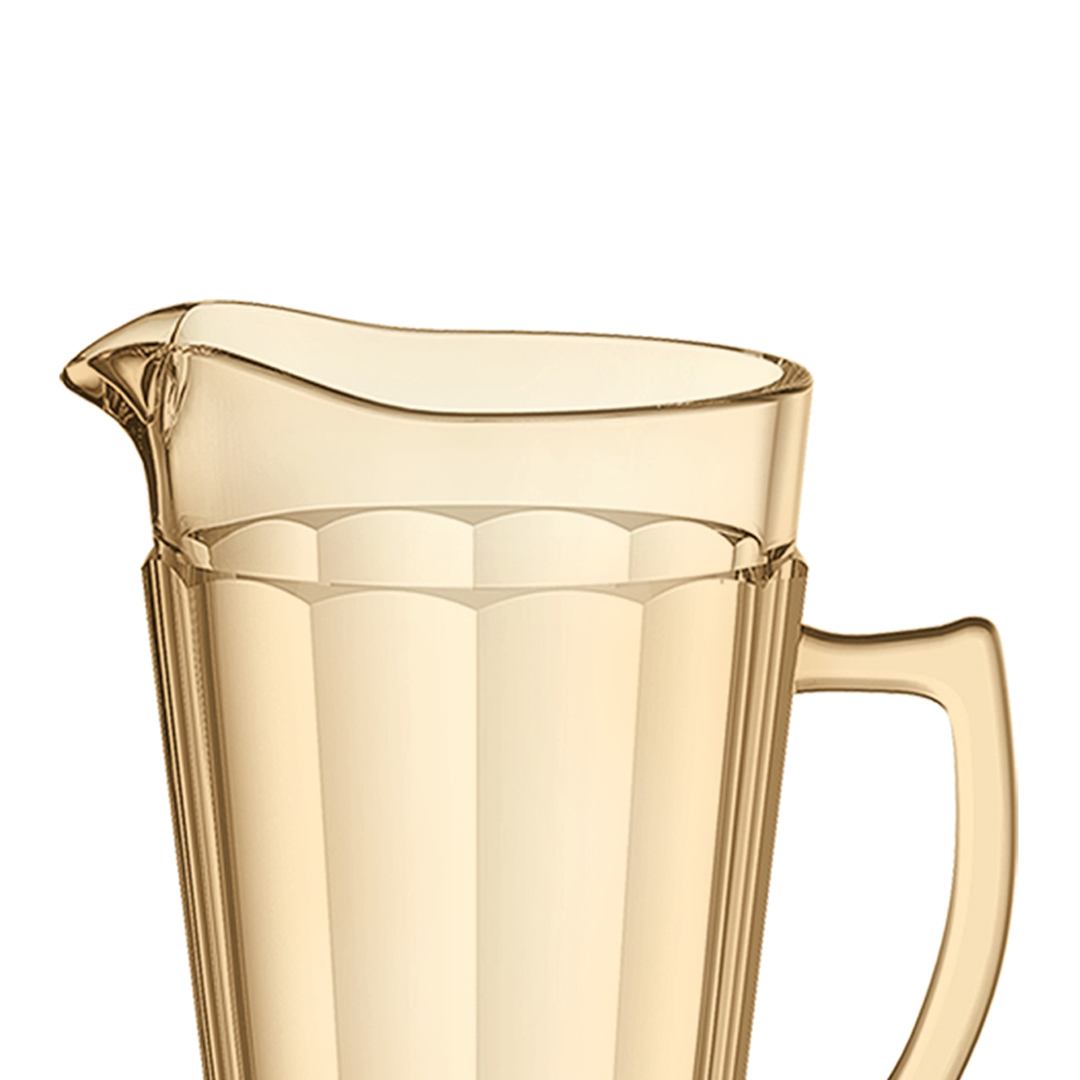Fotografia para o produto Jarra em vidro com pé 1,2L cor âmbar luster