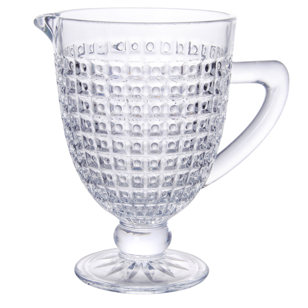 Fotografia para o produto Jarra em vidro com pé 1L Fotografia para o produto Jarra em vidro com pé 1L