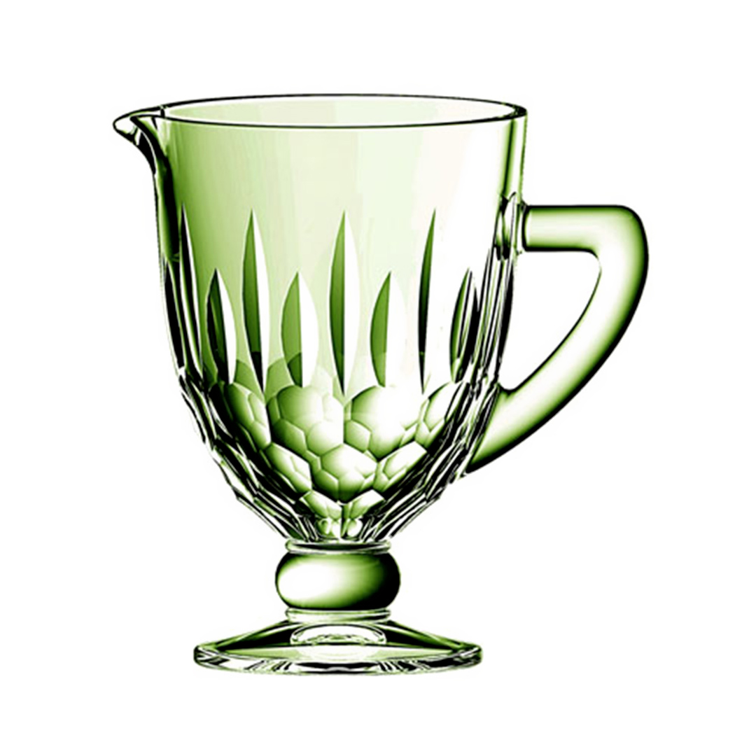 Imagem ilustrativa para Jarra em vidro com pé 1L cor verde