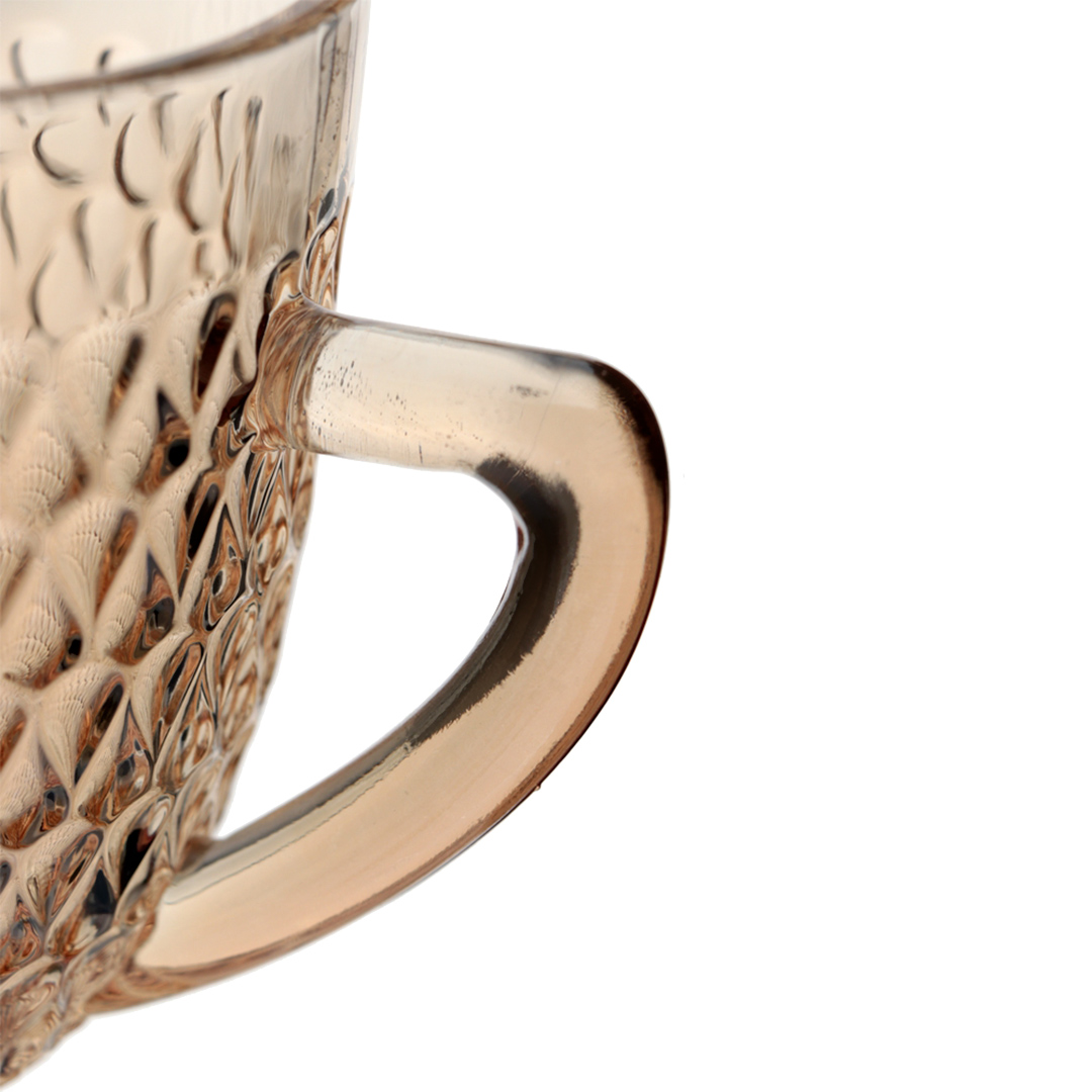 Fotografia para o produto Jarra em vidro com pé 1L cor âmbar luster