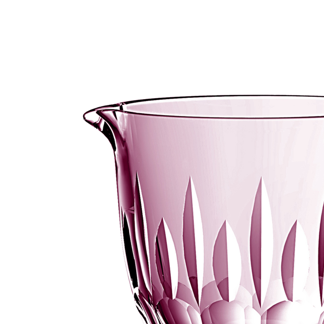 Fotografia para o produto Jarra em vidro com pé 1L cor roxa