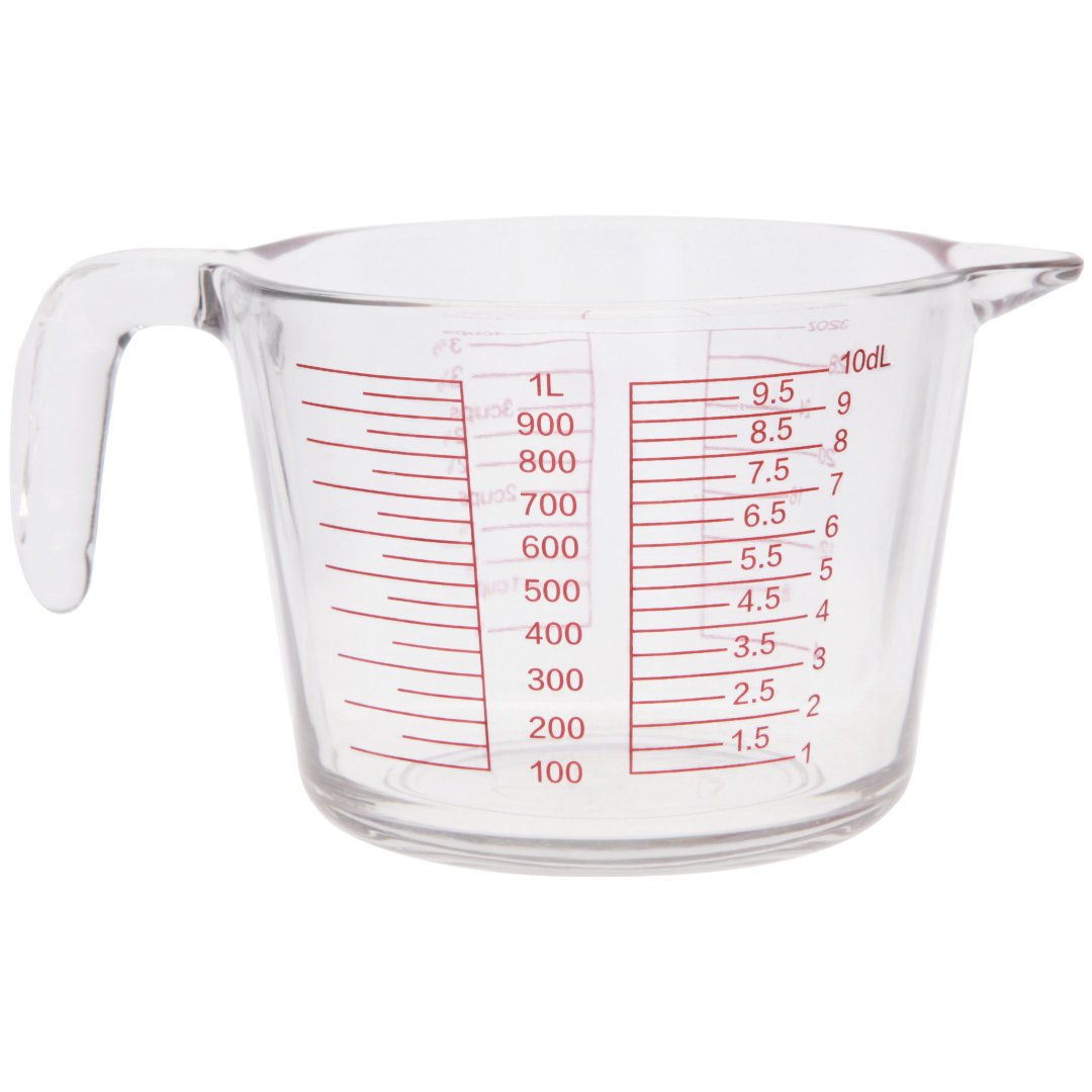 Fotografia para o produto Jarra medidora em vidro borossilicato 1L