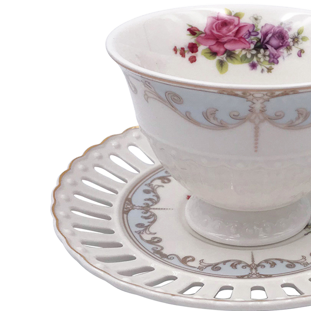 Fotografia para o produto Jogo 12 peças para chá em New Bone China 220ml