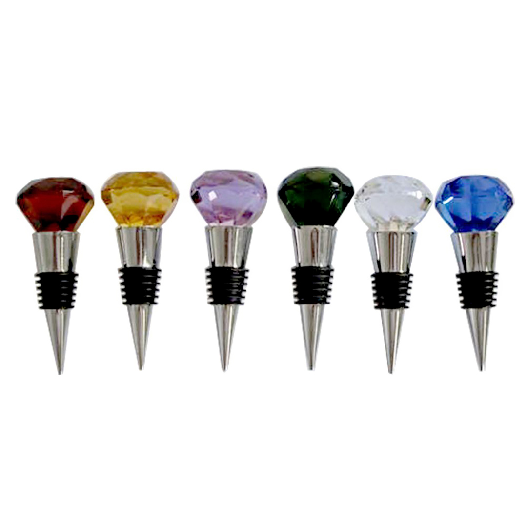 Fotografia para o produto Jogo de 10 tampas em zamac e vidro Fotografia para o produto Jogo de 10 tampas em zamac e vidro