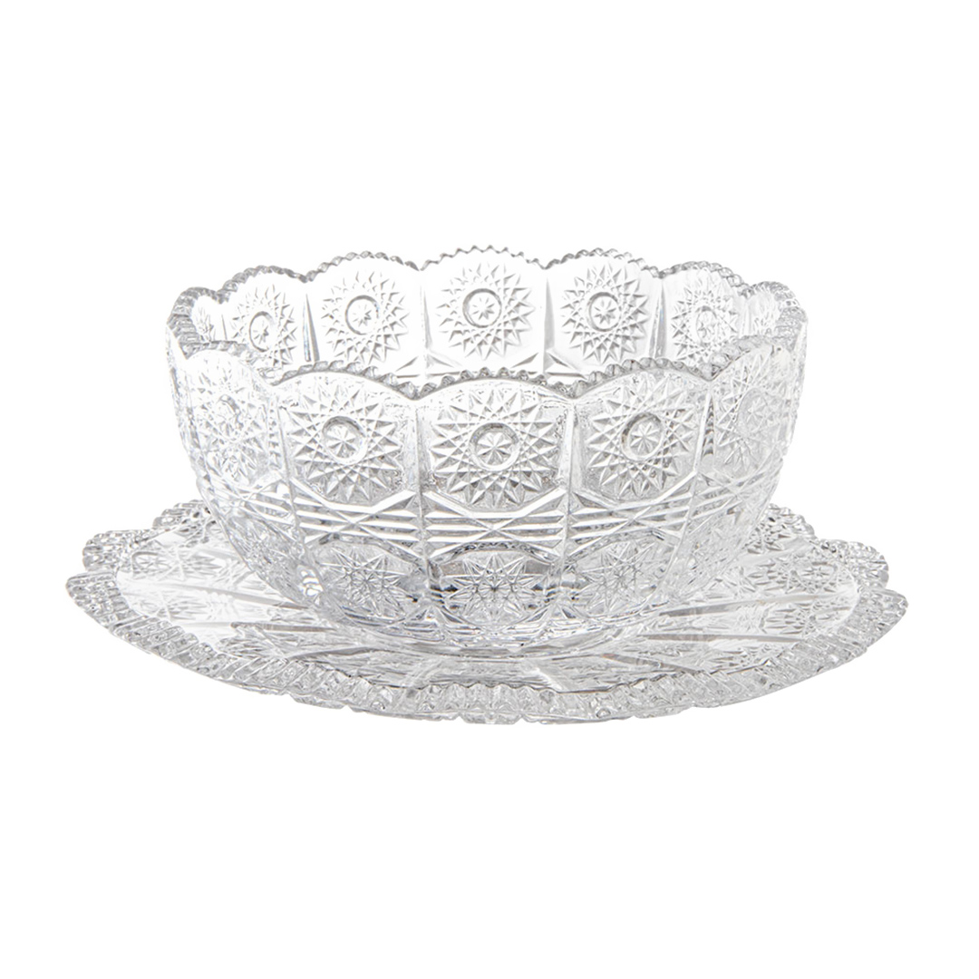 Imagem ilustrativa para Jogo de 12 peças para sobremesa em cristal