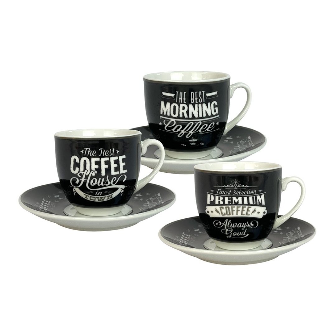 Fotografia para o produto Jogo de 12 peças para cafe Cine em porcelana 90ml