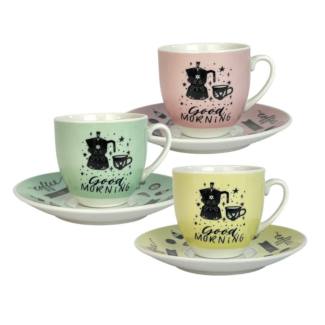 Imagem ilustrativa para Jogo de 12 peças para café Farm em porcelana 90ml